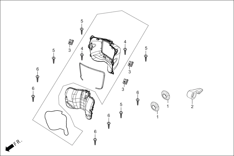 FOP-2 FR. INNER BOX(OPTIONAL) diagram showing 93903-34110