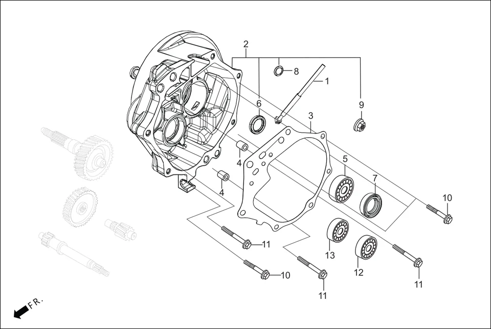 E-10 TRANSMISSION COVER