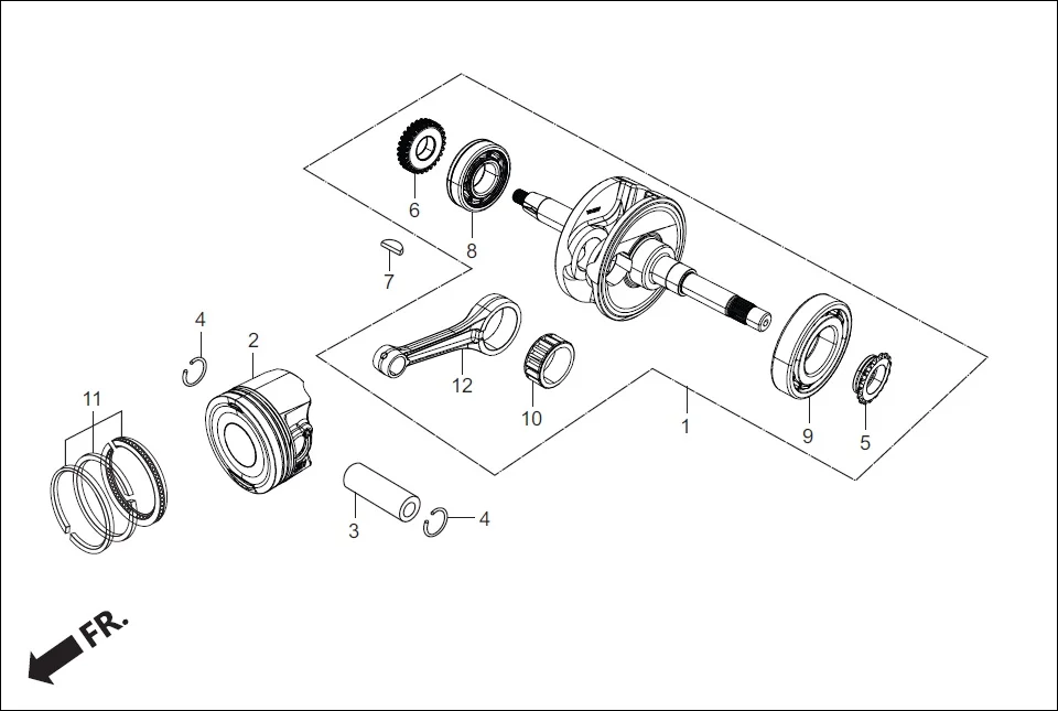 E-11 CRANK SHAFT