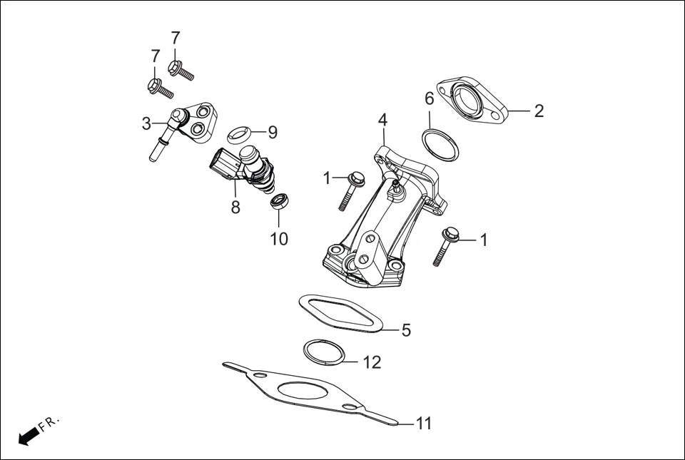E-12A INLET PIPE / EXHAUST