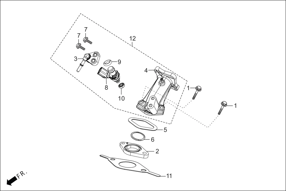 E-12A INLET PIPE / EXHAUST