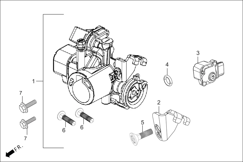 E-12 THROTTLE BODY ASSY