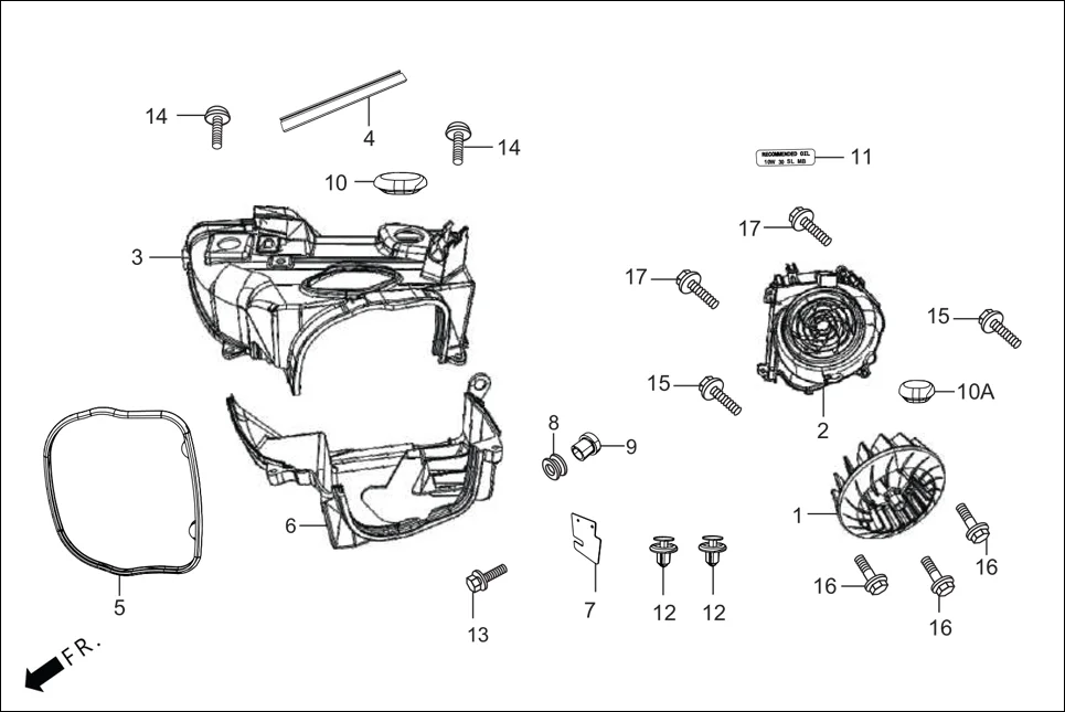 E-1 WATER PUMP / COOLING FAN