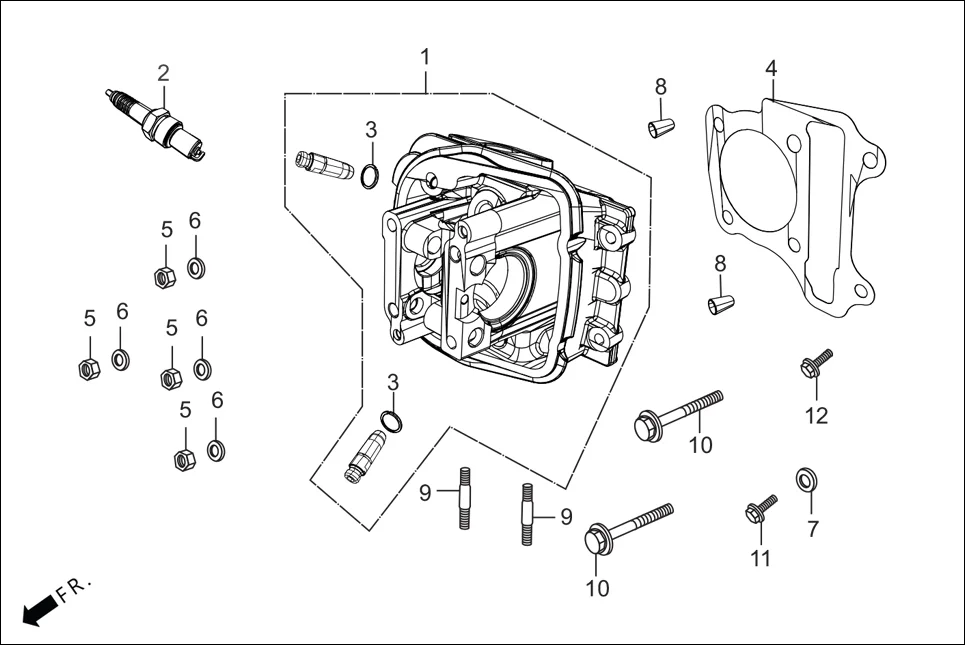 E-3 CYLINDER &amp; CYLINDER HEAD(CYLINDER HEAD)