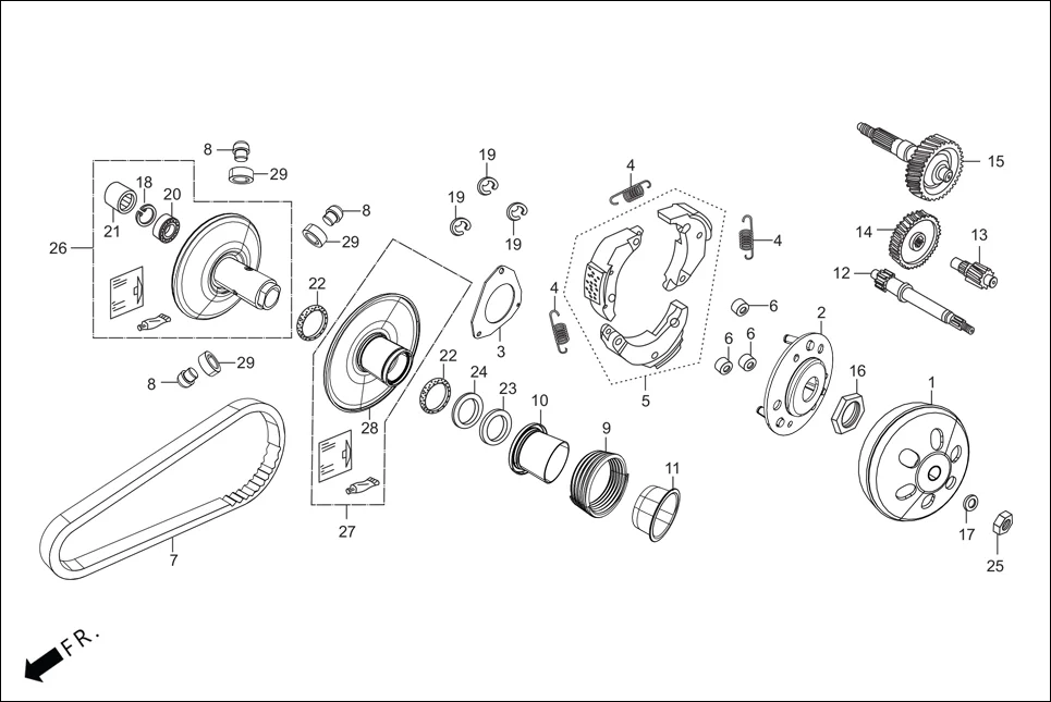 E-9 TRANSMISSION(DRIVEN FACE)