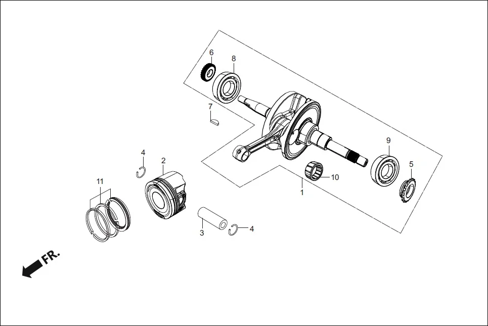 E-11 CRANK SHAFT