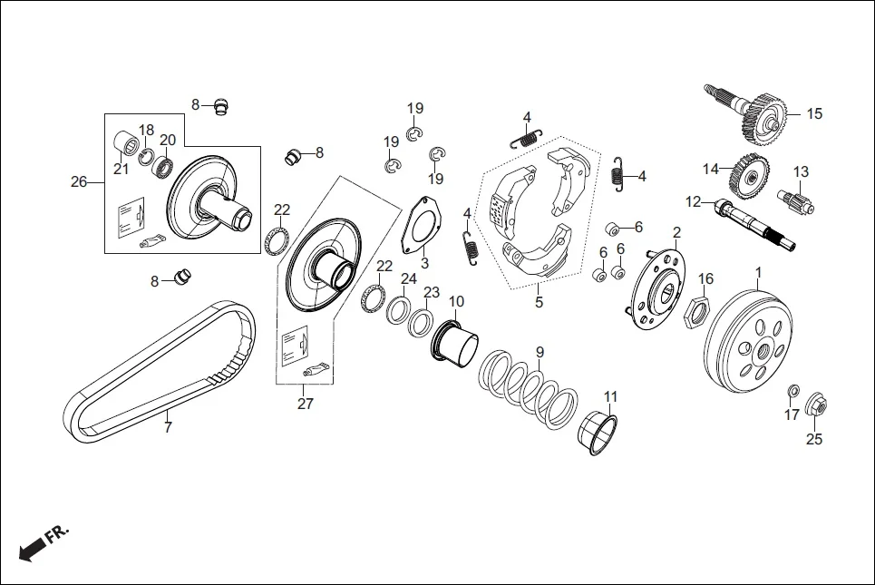 E-9 TRANSMISSION (DRIVEN FACE)