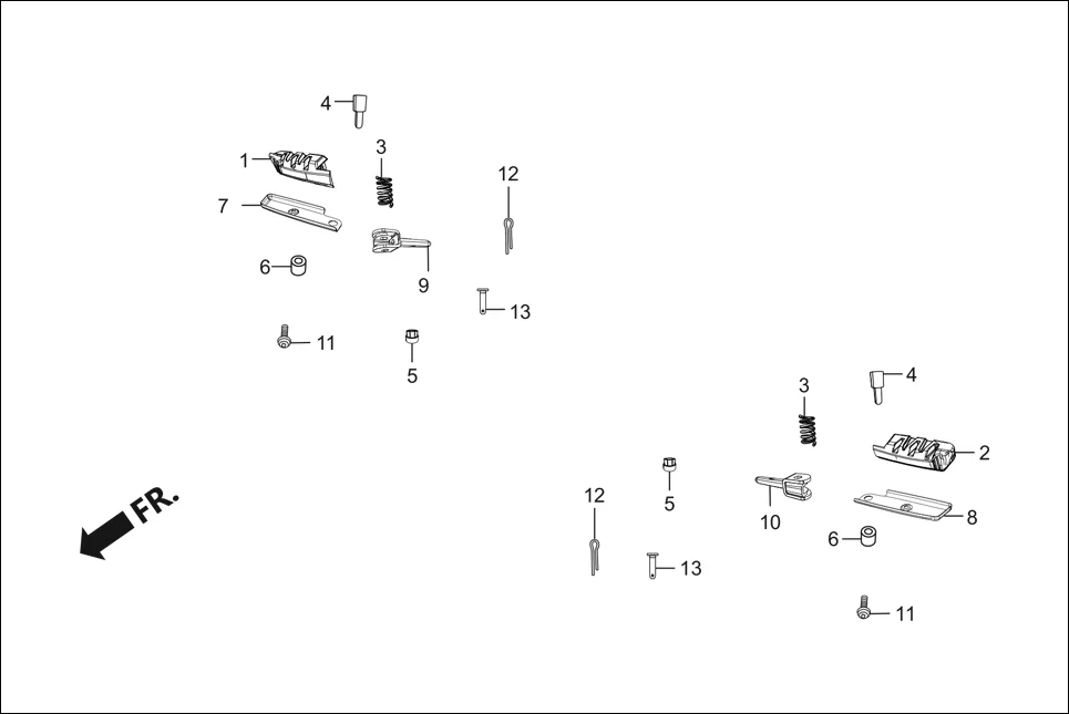 F-7A STEP ASSY. assembly diagram for Hero Destini 125 (Oct, 2018)