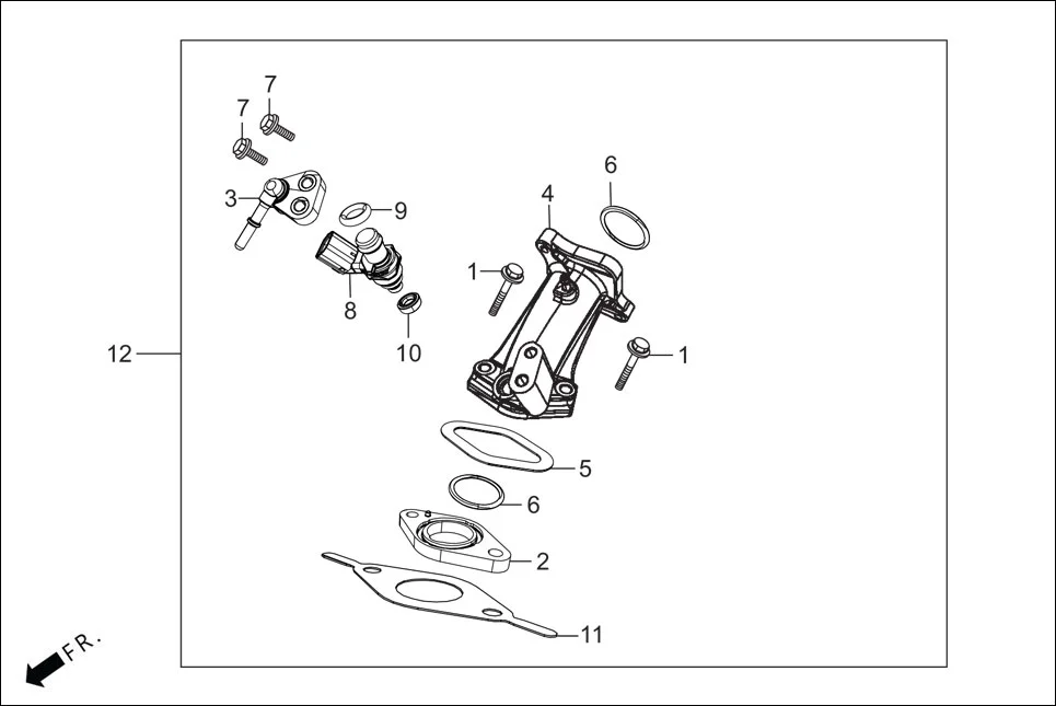 E-12A INLET PIPE / EXHAUST