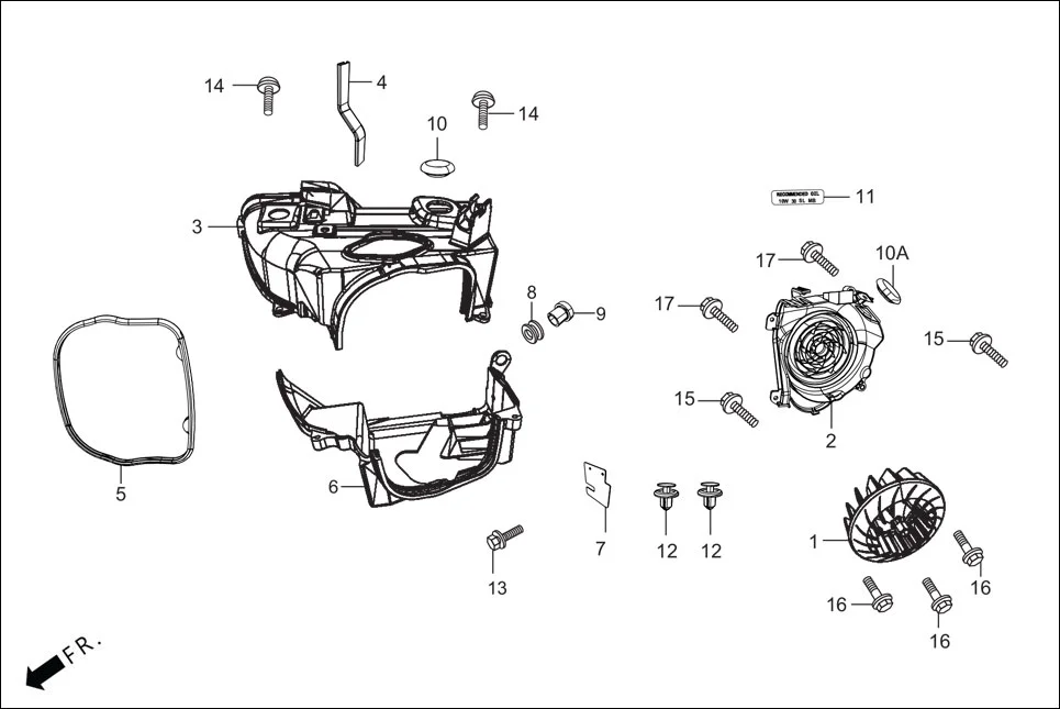 E-1 WATER PUMP / COOLING FAN