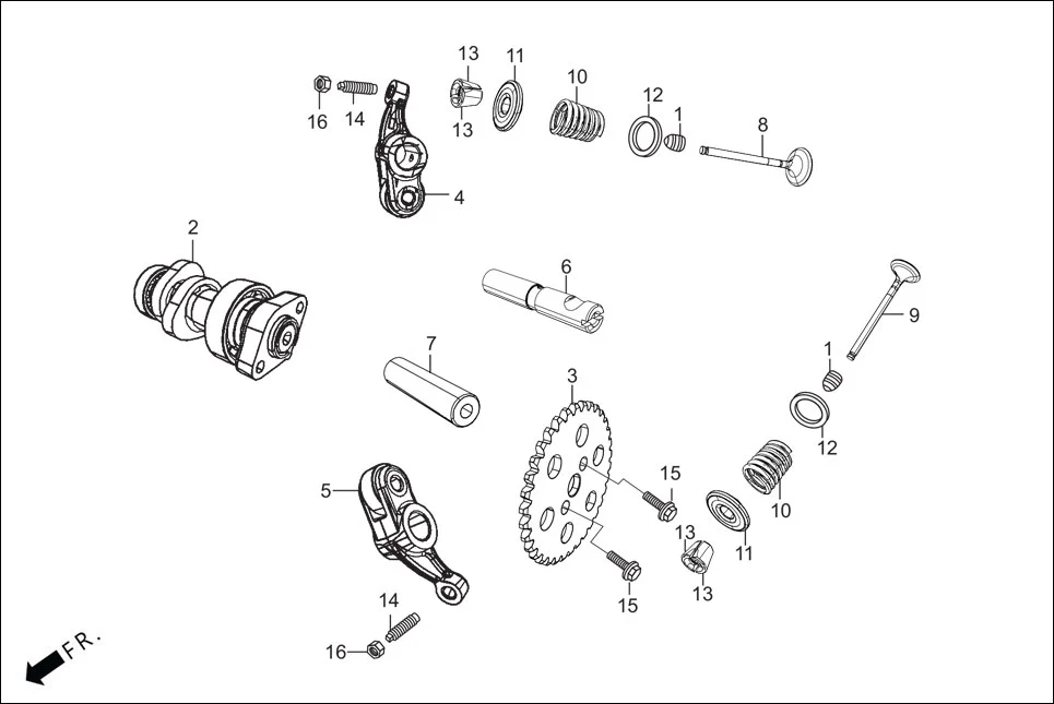 E-4 CAMSHAFT (CAMSHAFT/VALVE)