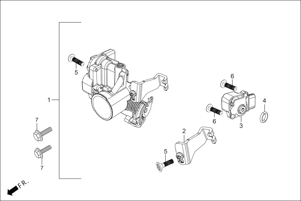 E-12 THROTTLE BODY ASSY