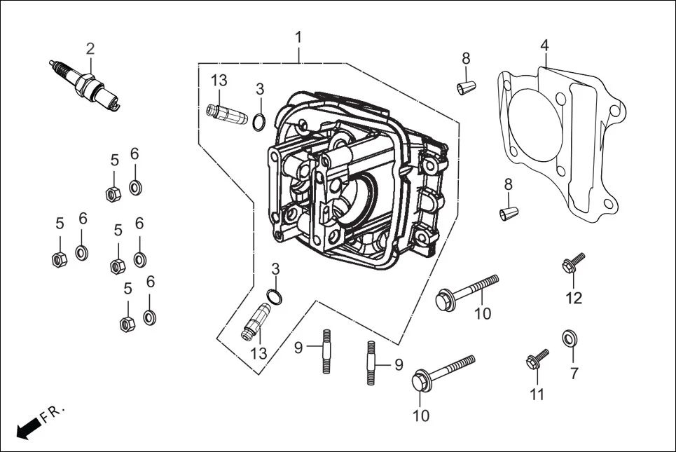 E-3 CYLINDER &amp; CYLINDER HEAD(CYLINDER HEAD)