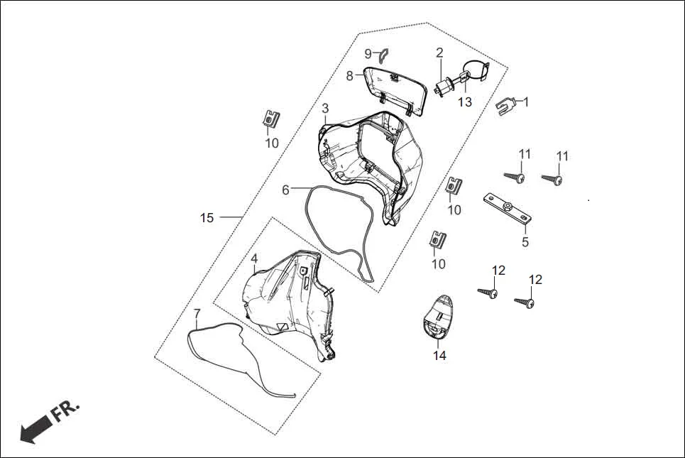 FOP-2 FR. INNER BOX (OPTIONAL) diagram showing 93903-25580