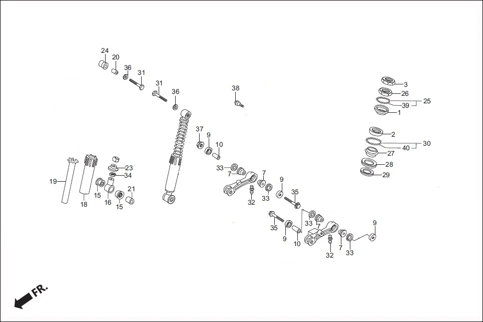 F-9B-VX STRG. STEM/FR. FORK diagram showing 91351-KPL-900