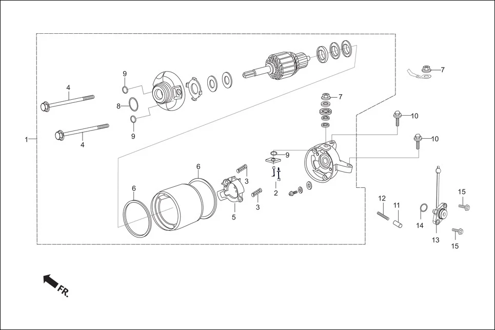 E-5A ELECTRICALS (STARTER MOTOR)