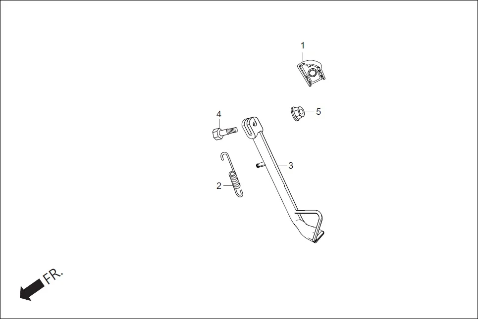 F-18 CHAIN CASE &amp; STAND assembly diagram for Hero Xpulse 200 (May,2019)