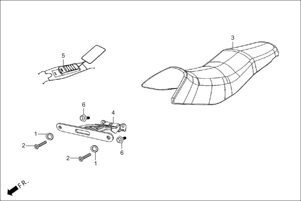 F-29A COVER SEAT ASSY.(OPTIONAL) diagram showing 99640-AAN-B00