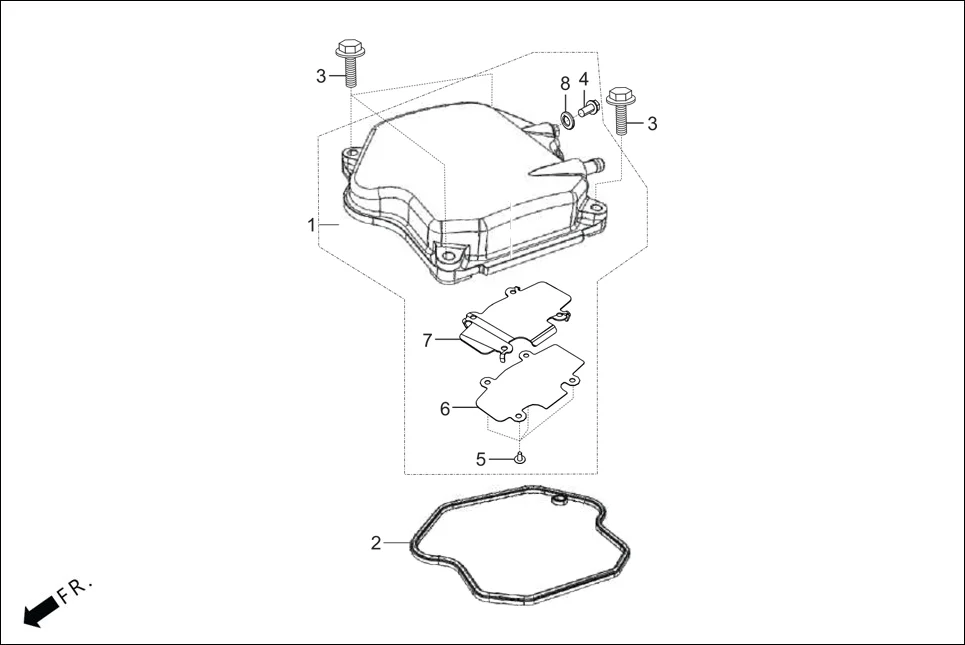 E-1 CYLINDER HEAD COVER