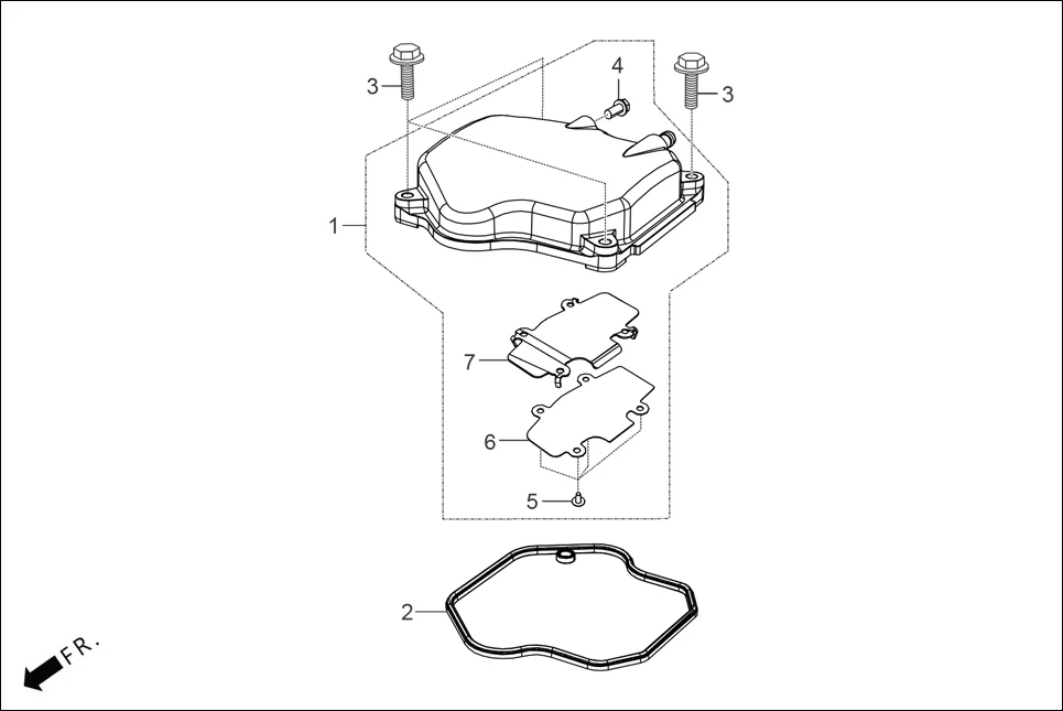 E-1 CYLINDER HEAD COVER