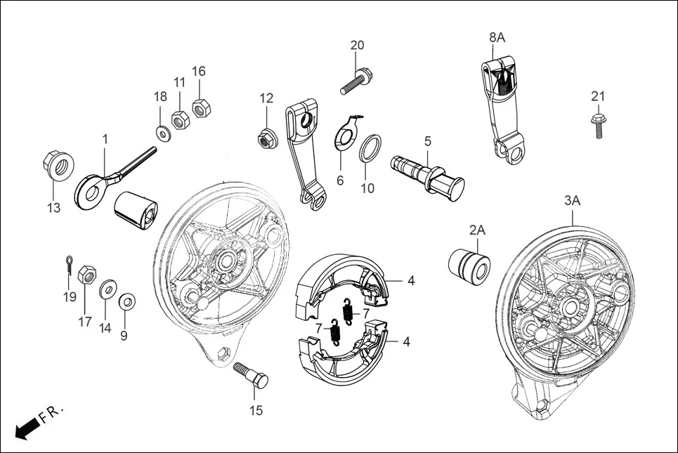 F-10-DISC REAR BRAKE PANEL diagram showing 92811-10000