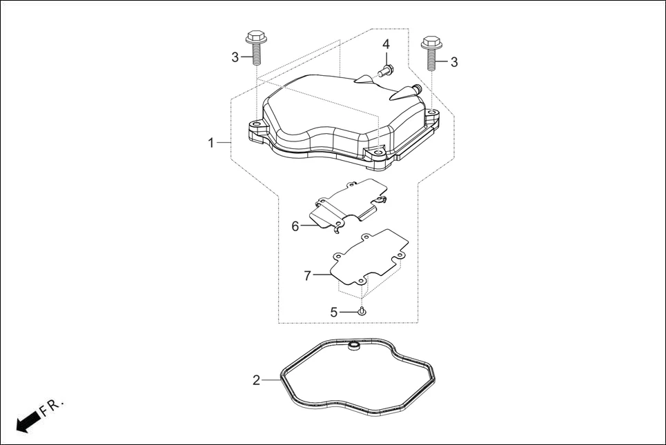 E-1 CYLINDER HEAD COVER