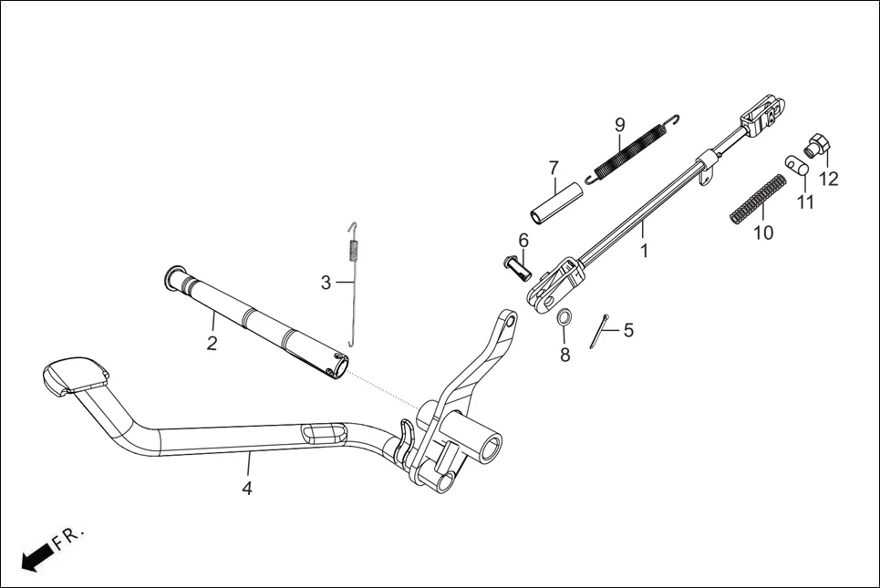 F-18A-DISC PEDAL BRAKE(DISC) diagram showing 94201-20150