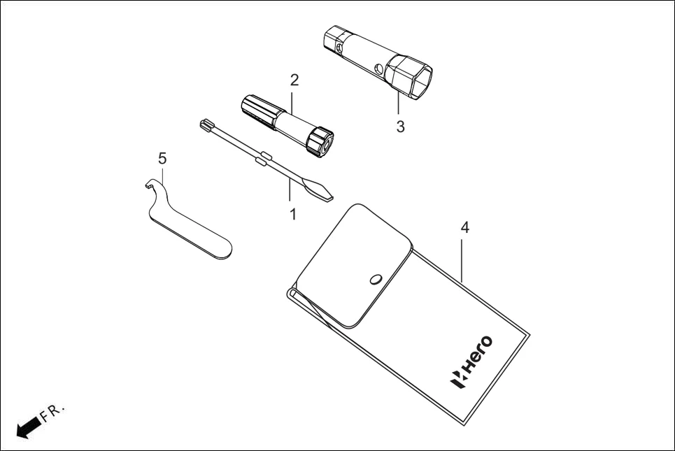 F-26 TOOLS diagram showing 99007-45000