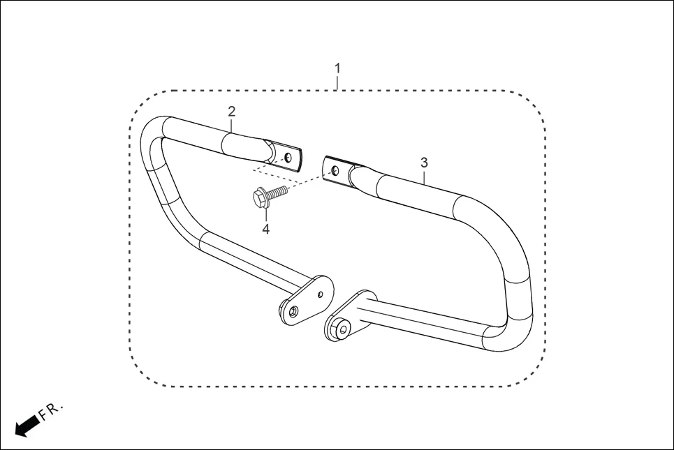 F-28 GUARD ENGINE(OPTIONAL) diagram showing K50508ACLW000