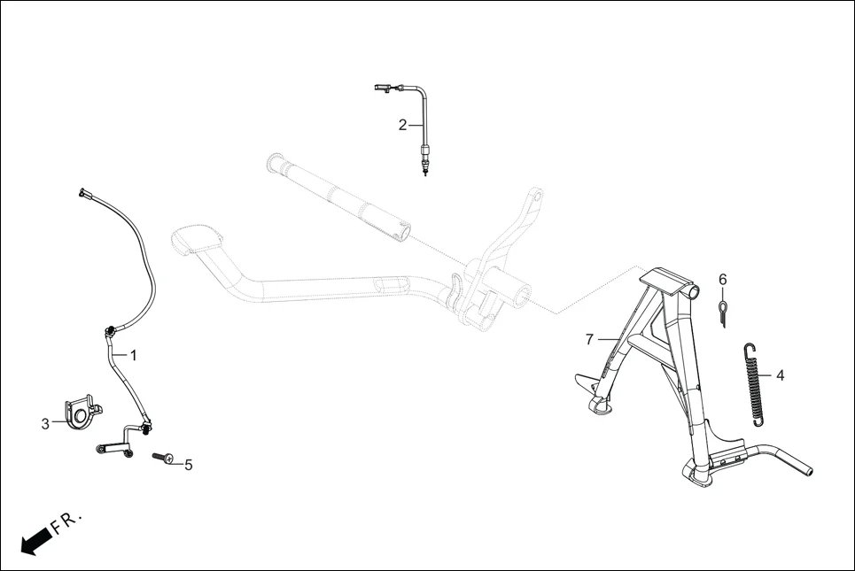 F-18-DISC MAIN STAND/PEDAL BRAKE diagram showing 35140-AAN-B0099