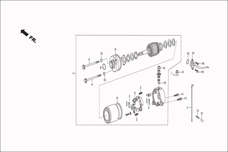 E-5A STARTER MOTOR (ELEC.)