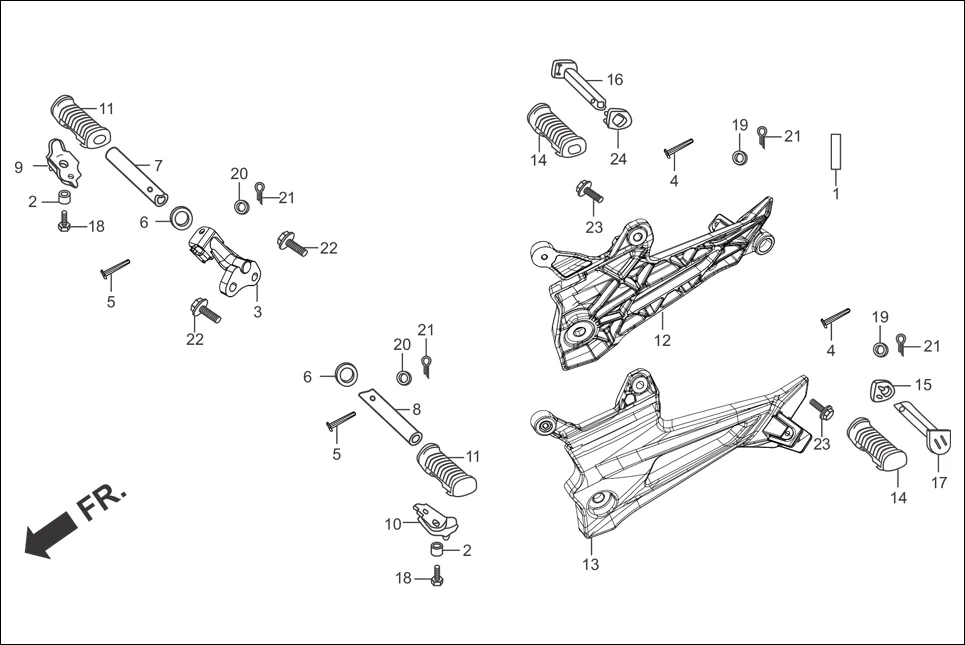F-15 STEP ASSY. diagram showing 50603-KB4-000