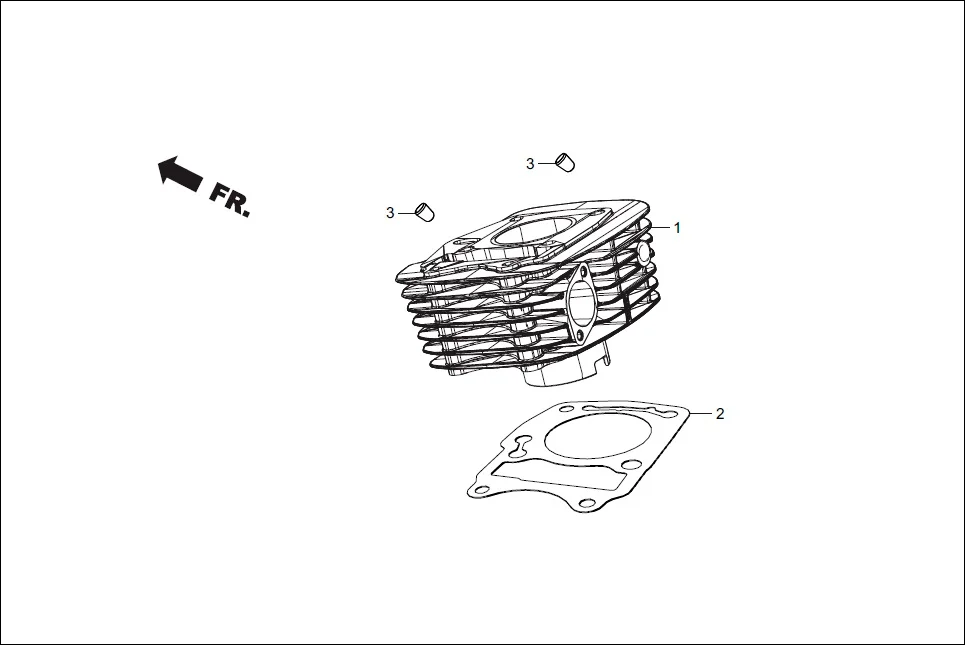E-1B CYLINDER / CYLINDER HEAD