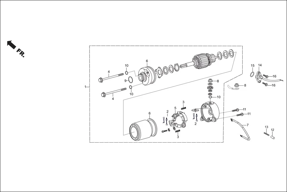 E-5A STARTER MOTOR (ELEC.)