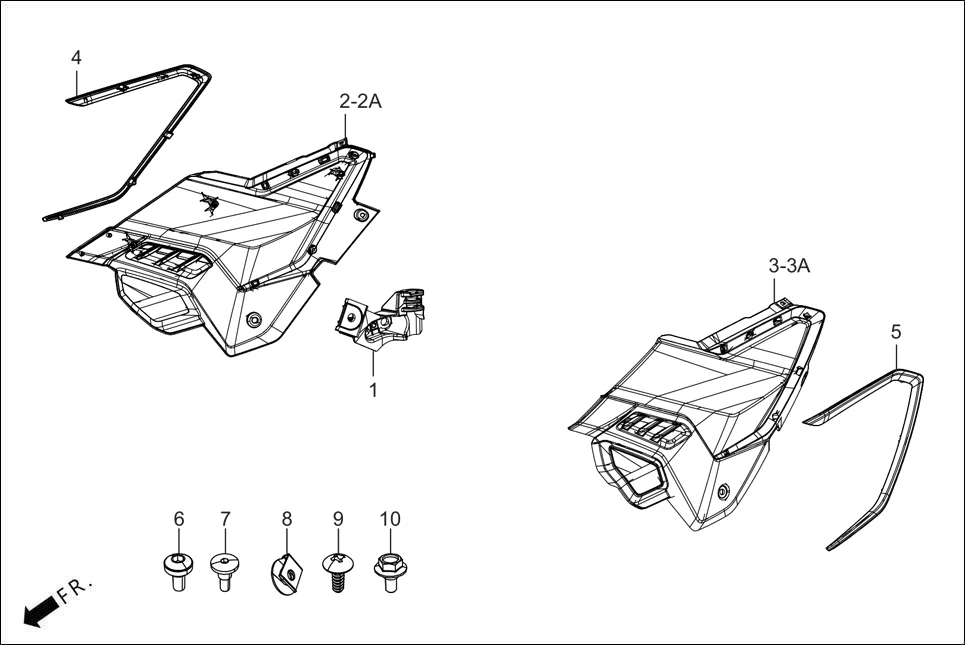 F-14 SIDE COVER diagram showing 90311-KVH-900