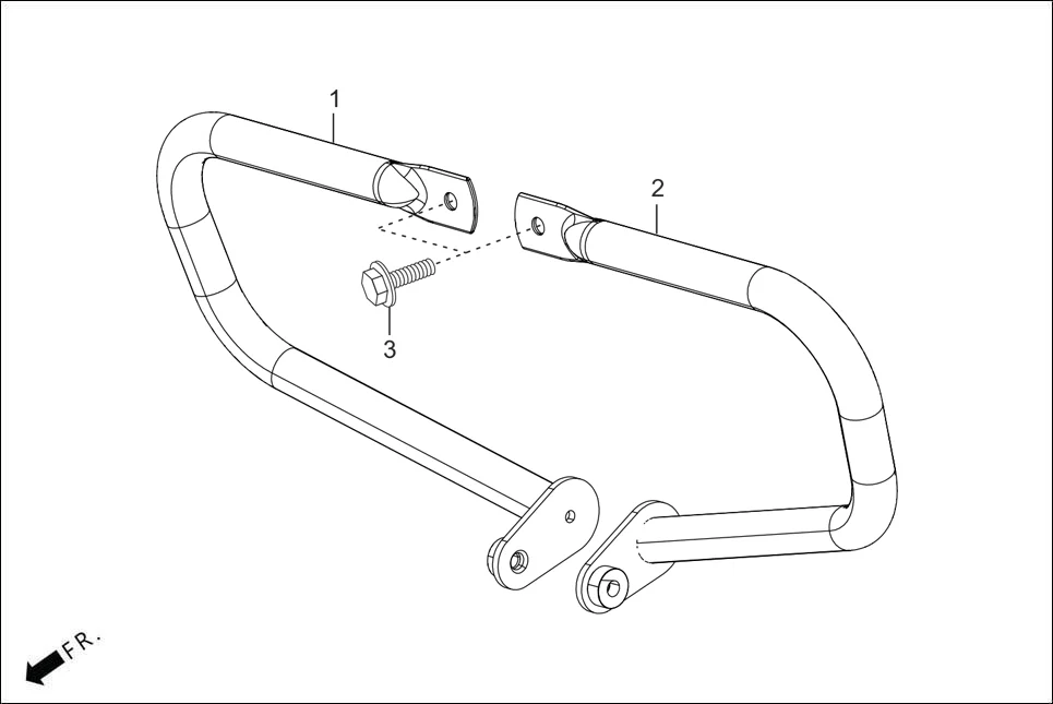 F-28 GUARD ENGINE(OPTIONAL) diagram showing 50804-ACL-J00