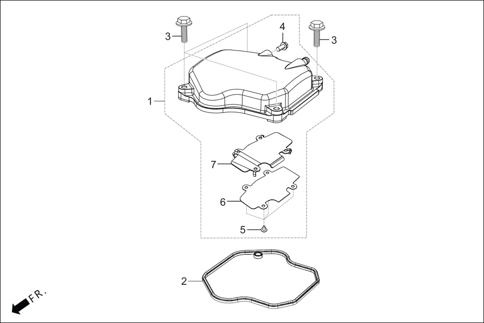 E-1 CYLINDER HEAD COVER