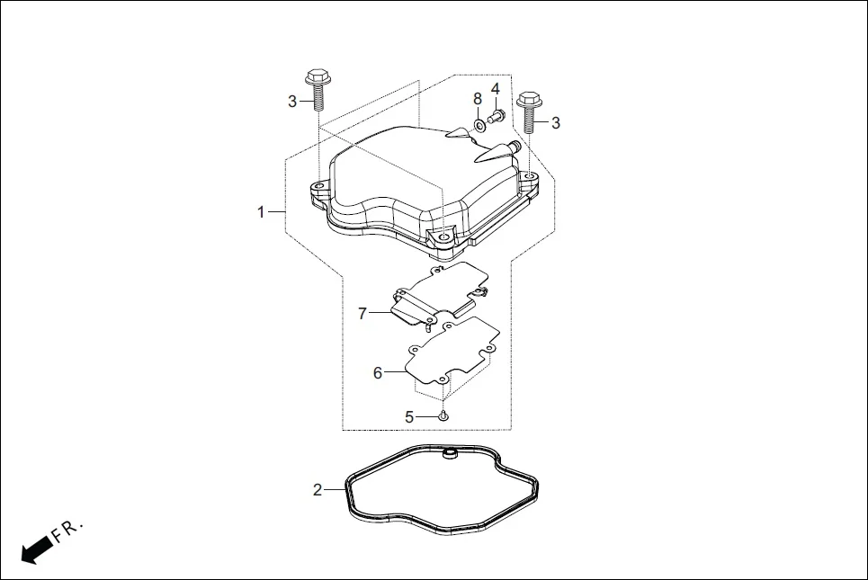 E-1 CYLINDER HEAD COVER