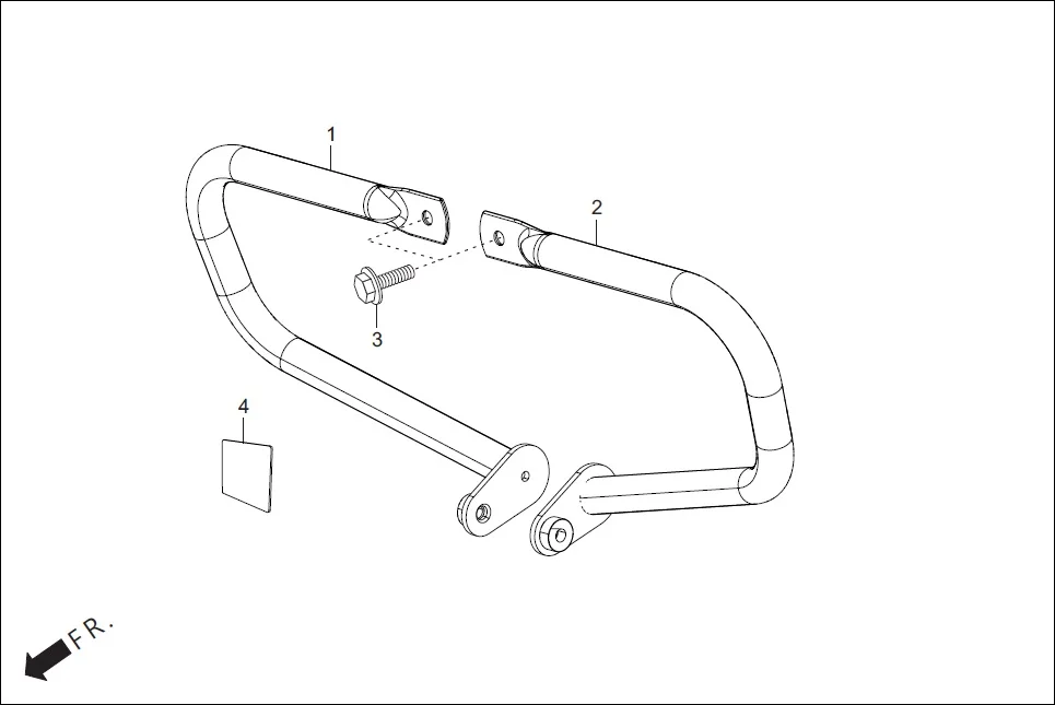 F-28 GUARD ENGINE (OPTIONAL) diagram showing NOT SERVICEABLE