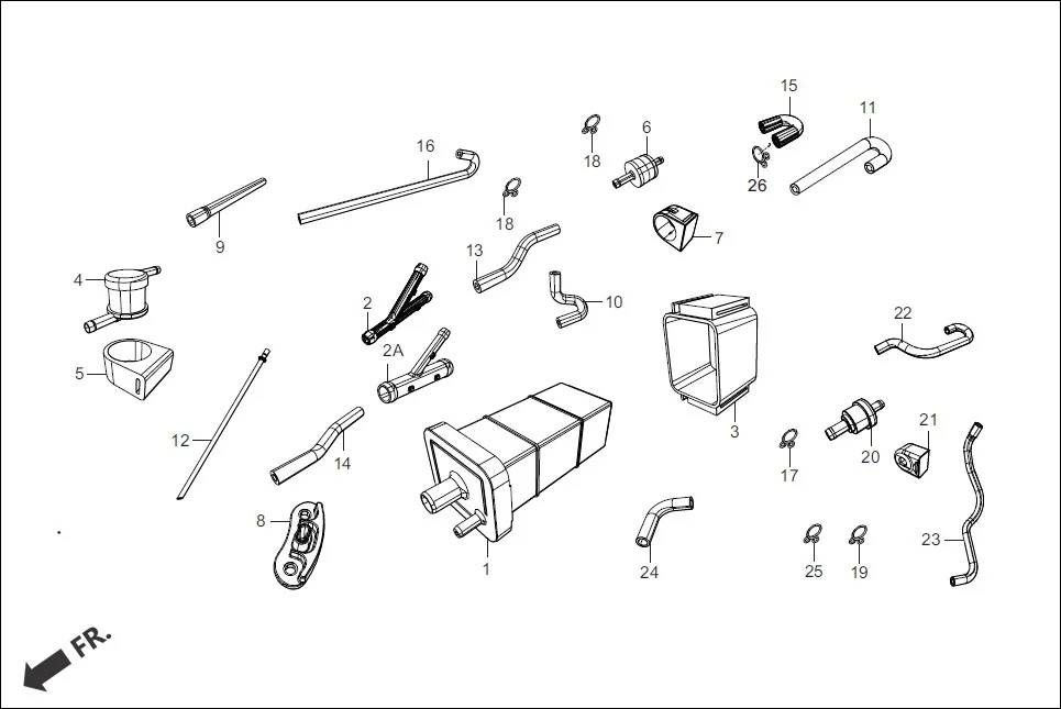 F-13A FUEL TANK/CANISTER ASSY diagram showing 95002-02130