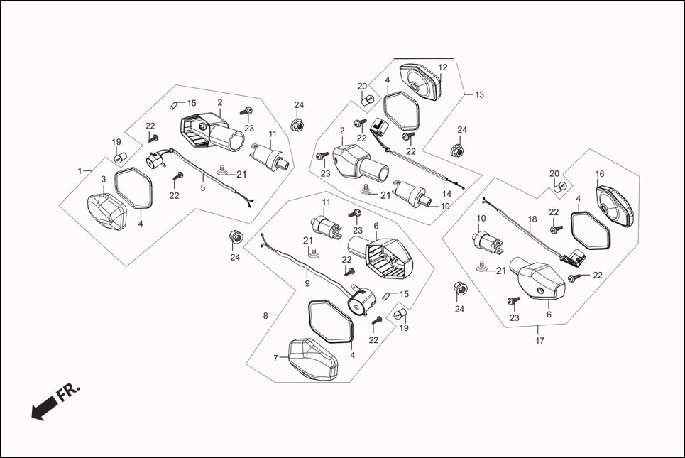 F-22 WINKERS diagram showing 90380-MB2-000
