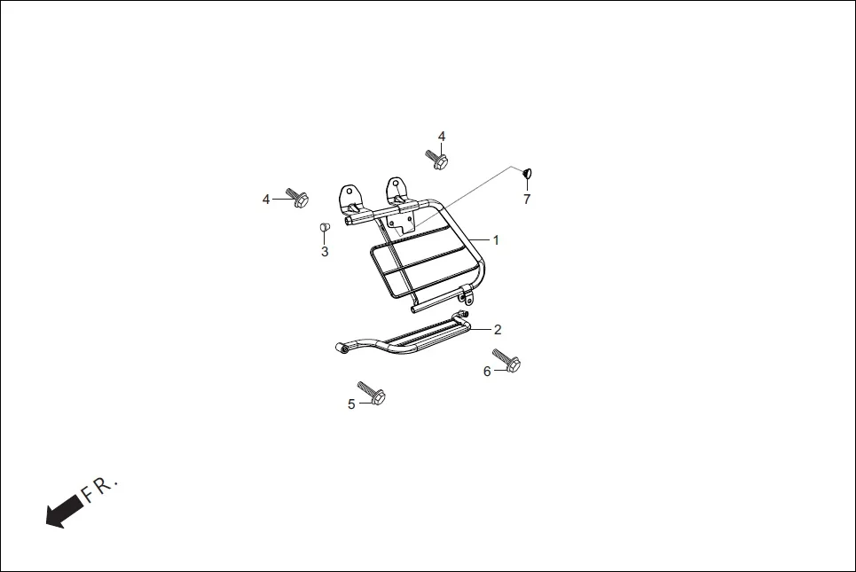 F-29 GUARD SARI (ACCESSORIES) diagram showing 95701-08016-00