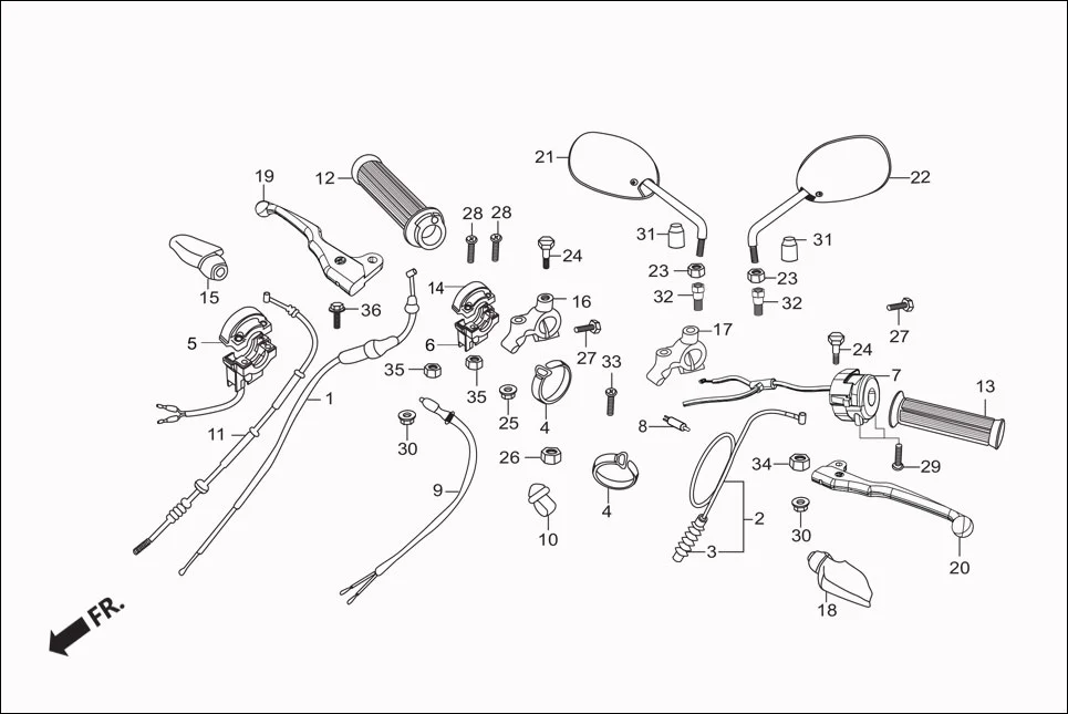 F-3A-i3S HANDLE LEVER/SWITCH/CONTROL CABLE (i3S) diagram showing 53172-KTC-920