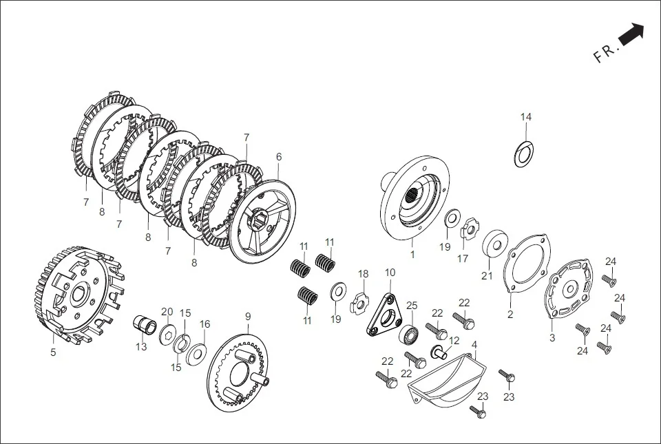 E-6 CLUTCH (3 LUG)