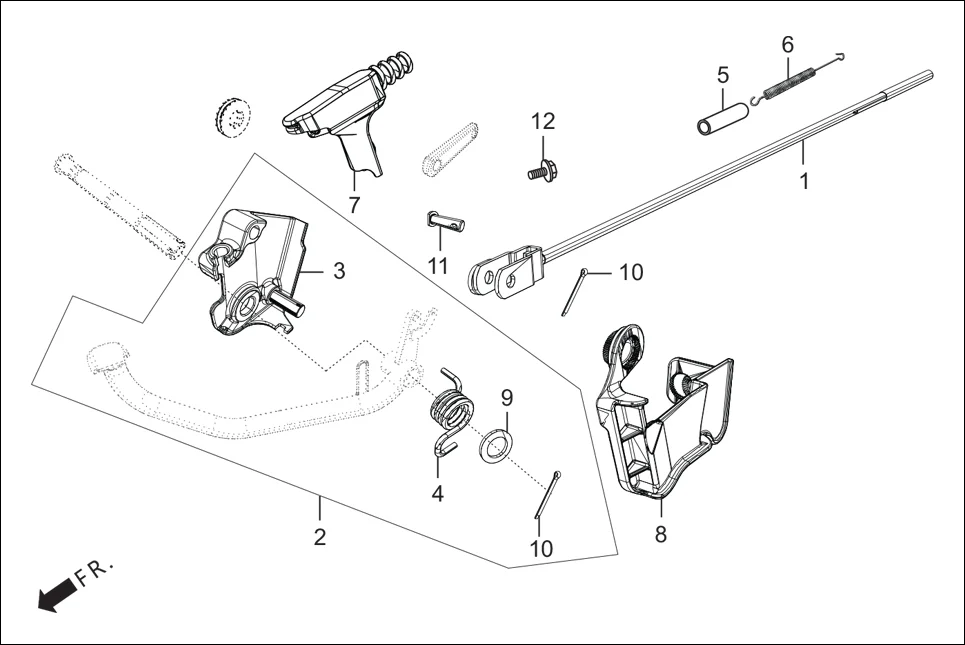 F-18A CBS ASSY. assembly diagram for Hero HF Deluxe iBS (Dec,2018)