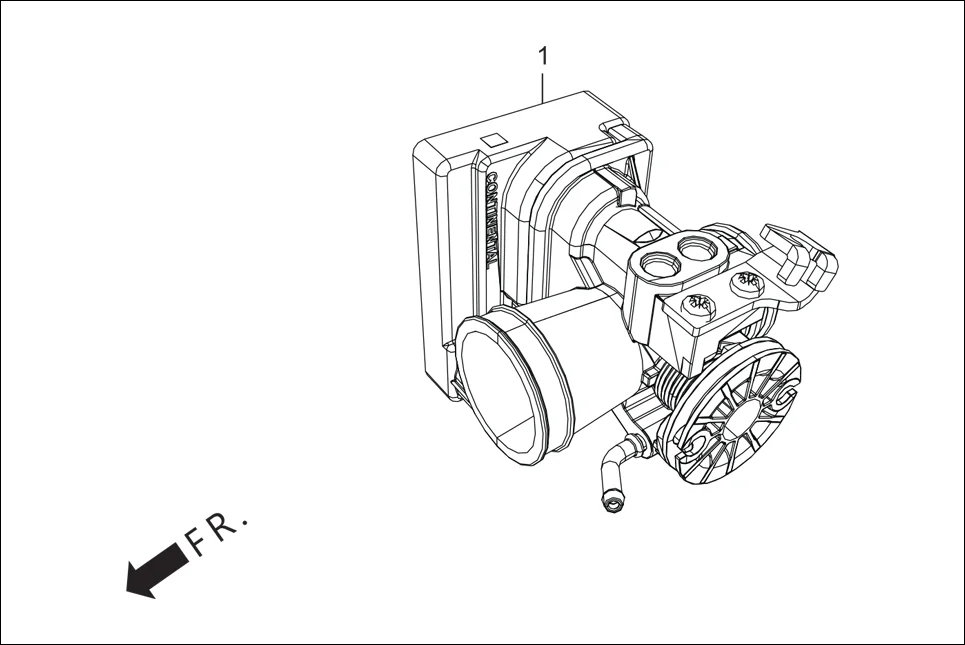 E-13-i3S THROTTLE BODY ASSY