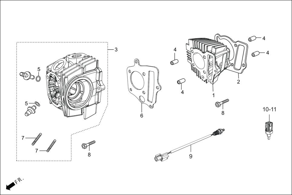 E-2 CYLINDER/CYLINDER HEAD