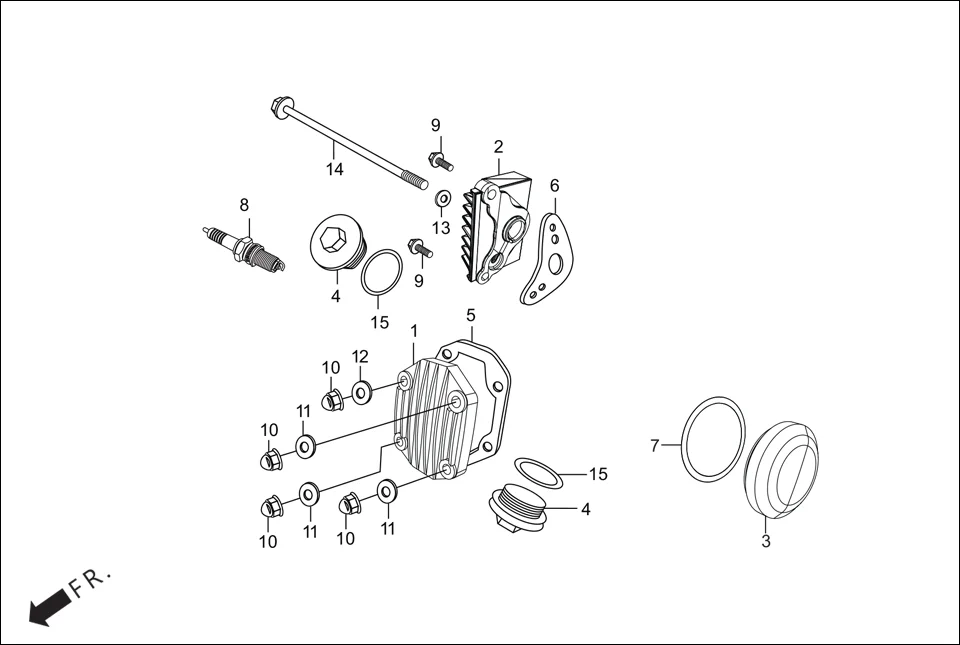 E-1 CYLINDER HEAD COVER