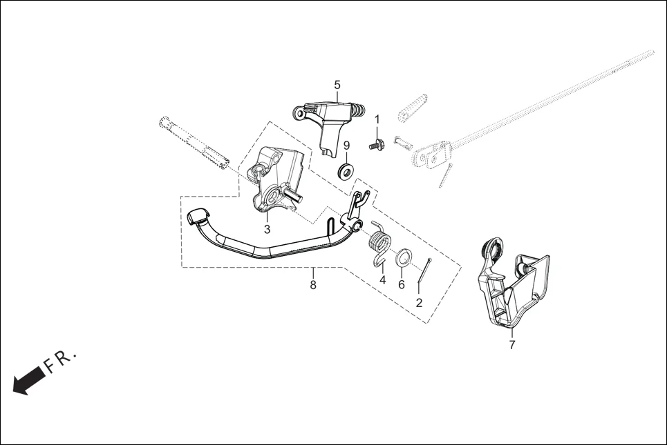 F-18A CBS ASSY. assembly diagram for Hero HF Deluxe BSVI (Jan, 2020)