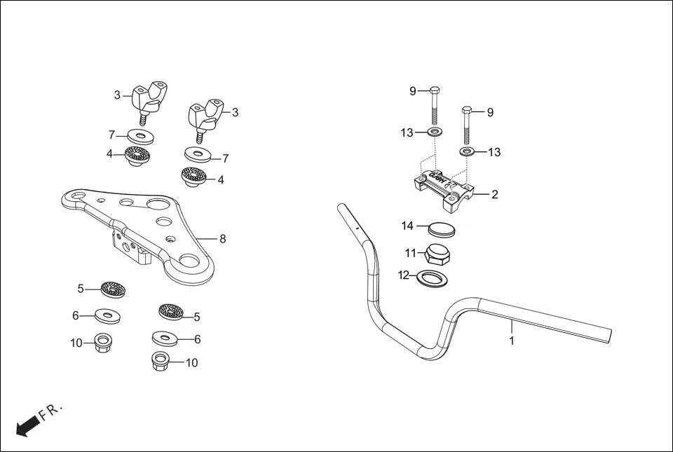 F-4 HANDLE PIPE/TOP BRIDGE diagram showing 94101-06000